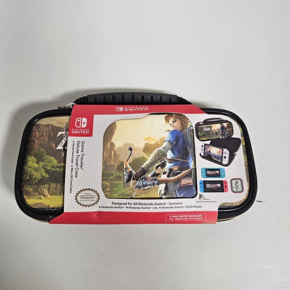Nintendo Switch Zelda‎ Game Traveler Deluxe Travel Case New Lite